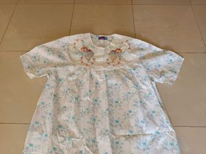 New Unused Poly Cotton Nighty