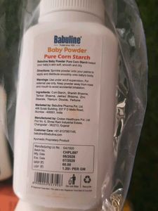 Babylines Baby Powder 50ml - Pack of 4 with 2 item