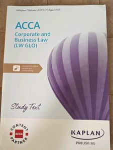 ACCA kaplan Corporate and Business Law Study Text