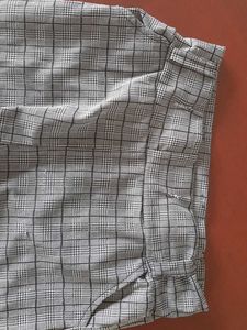 Gray Plaid Trousers - Quick drying for monsoons