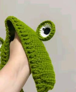 Cute Knit Frog Hat