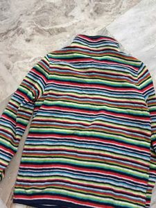 Uniqlo Colorful Striped Fleece Jacket