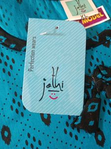 Blue Printed Cotton Nightgown