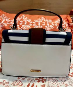 Ginger Striped Bag With Removable Strap