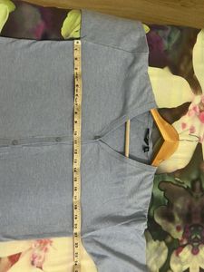 Light Blue V-Neck Cardigan