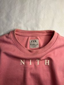 Pink NITH Cropped.    T-Shirt