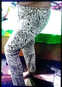 leopard print lower/leggings