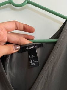 Forever 21 Chic Olive Green Jumpsuit