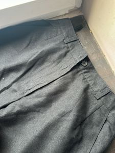 Classic black Pants linen