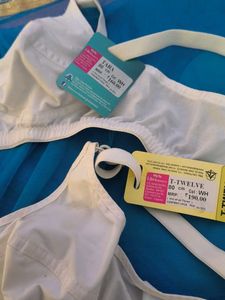 BRAND NEW COMFORTABLE White Bras (Set of 2)