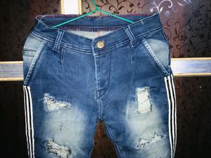 Damaged Blue Jeans 👖 with New Design