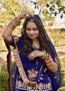 Beautiful Blue Rajputi poshak 💙