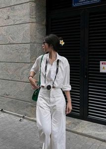 Stylish korean White pants