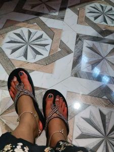 Sparkling Wedge Sandals
