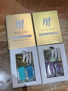 2 New Duo Nail Polish Sets MyGlamm