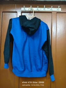 Blue & Black Hoodie