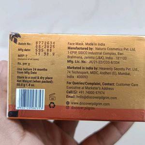 Pilgrim 24K Gold Facial Mask