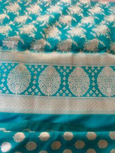 Pure Banarasi salwar kameez material with Dupatta