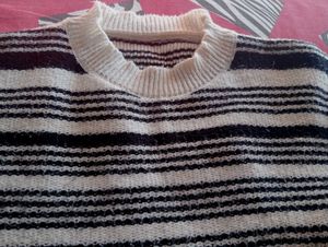 Striped Knit Sweater
