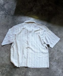 DIY Cropped Boxy Fit Light Grey Shirt