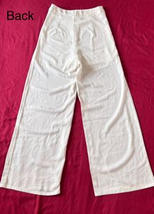 Shein White Wide Leg Pants