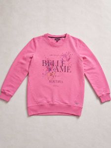 Pink "Belle Ame" Graphic Sweatshirt