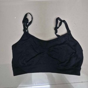 black sports bra women