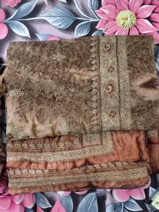 Elegant Tie-Dye Saree