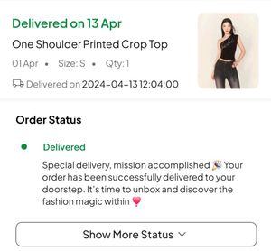 One Shoulder Top