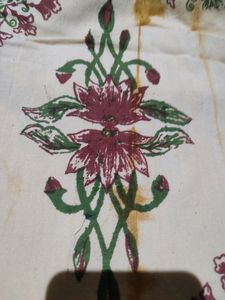 Brand New Hand Print Single Bed Sheet