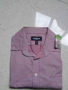 EXPRESS Men's Gingham Button-Down Shirt