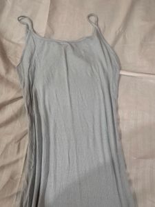 Forever 21 stretchable Light Blue Spaghetti Strap