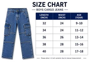 trendy and stylish cargo jeans for boys