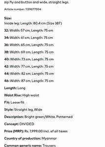 H &amp;m Straight Leg Jeans