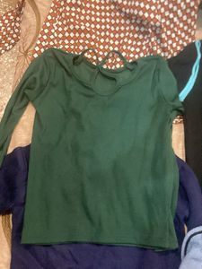 Bundle of Women's Tops 3 cotton. 4 woollen