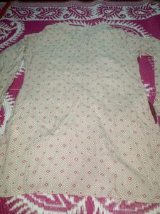 Patterned Button-Down Top