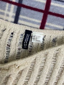 Cream Knit Vest Top