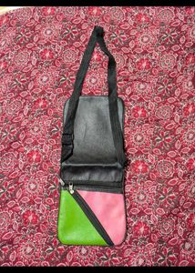 Chic Colorblock Crossbody Bag