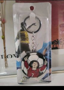 Cristiano Ronaldo Football Keychain