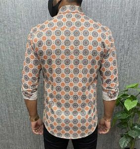 Men's Printed Button-Up Shirt