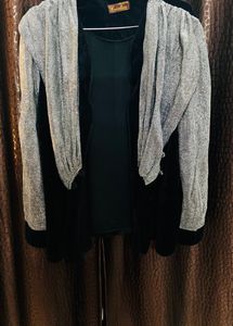 Velvet Wrap Up Coat