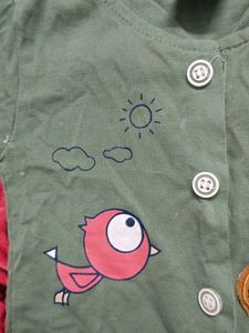 Cute Kids Green Shirt