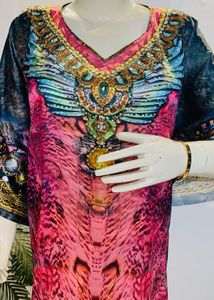 Vibrant Kaftan Dress