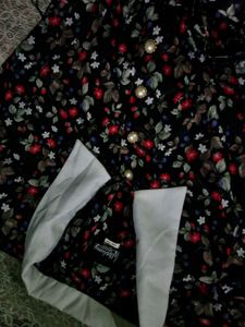 Floral Print Short Sleeve Dress
