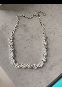 Elegant Silver Tone Necklace