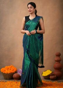 tissue star gini tassel pallu saree