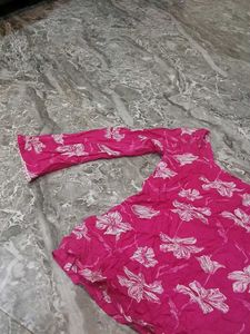 Pink new short kurti