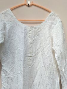 White Cotton Suit