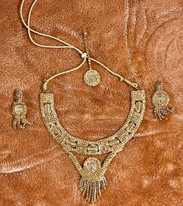 Necklace  Set Golden New