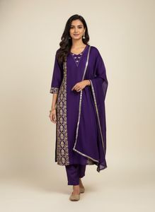 stylish kurta 3pcs set